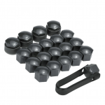 Komplektis 16+4 tk universaalsed 17 mm auto ratta mutrite poltide katete lukustuskorgid