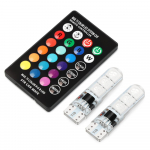 2tk T10 W5w RGB LED pirn Lada Granta Largus Kalina 4*4 Priora 2110 jaoks BMW E46 E60 E90 E91 E92 E93 F30 jaoks