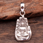 Buddha ripats, k&auml;sitsi valmistatud ehted, 925 sterling h&otilde;be, Statement ehted, kingitus talle