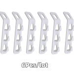 6 tk/partii libisemisvastane riidepuu Kapp Organiseerija Hoiu Nagihoidik &Uuml;hendus Konks koju Riidekapp Ruumi s&auml;&auml;stmine Riideriide 6Pcs/lot