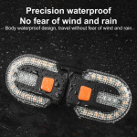 1 komplekt kasulikku USB-taaslaetavat juhtmevaba jalgratta tagatule jalgratta tagumise laterna LED-hoiatustuli &ouml;iseks s&otilde;itmiseks