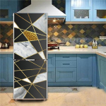 Lillelind 3D kleebis k&uuml;lmkapile veekindel k&ouml;&ouml;gi tapeet m&ouml;&ouml;bli kaunistus plakat ukse seinamaal k&uuml;lmkapi kaane kleebised 60x180cm(1 pcs)