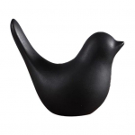 Fashion Bird Sculpture Suurep&auml;rane detail Keraamiline Kolmem&otilde;&otilde;tmeline S must