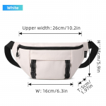 Juhuslik v&ouml;&ouml;kott meestele, Oxfordi veekindel meeste p&otilde;ikkott, kerge rinnakorv, kvaliteetne &otilde;lakott, mees valge