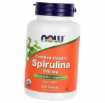 Spirulina, Spirulina 500, Now Foods 100 tab (71128074) 200tab