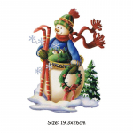 Armsad lumememmed, triikraud peal plaastrid 19.3x26cm