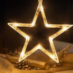 Rippuvad haldja LED-id String Lights Kardinalamp Pidevad eredad režiimid lumehelbe disainiga IP42 type2