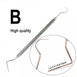 1 tk hambaravi periodontaalne sond koos skaalariga Dental Explorer Instrument Tool Dentist Endodontic Tool roostevabast terasest CPI sond 1 piece B-high