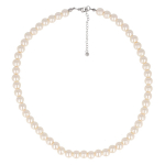 Les Tr&eacute;sors De Lily [R3101] &ndash; h&otilde;bedane elevandiluust Perla teraskaelakee &ndash; 8 mm valge