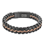 Les Tr&eacute;sors De Lily [R5104] - roosakasmust 'Giorgio' terasest nahast k&auml;ev&otilde;ru - 210x14 mm Heleroosa