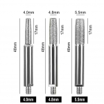 K&auml;sikettveski lihvimispead Kerged kaasaskantavad 3pcs 4.0mm+4.8mm+5.5mm