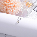 925 Sterling h&otilde;bedane kaelarihm L&uuml;hike kaelakeed &Uuml;mar kaelakee kaelakee Lucky kaelakee Naiste peened ehtetarvikud 45cm h&otilde;be