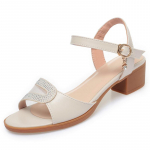 Naiste sandaalid, suvised uusmoodsed keskmise kontsaga naiste sandaalid, libisemiskindlad suured, vabaaja naiste kleit-sandaalid 35