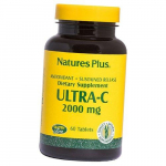 Ajastatud vabanemisega C-vitamiin, Ultra-C 2000, Nature's Plus 60 tab (36375152) 90tab