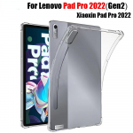 Tahvelarvuti &uuml;mbris Lenovo Pad Pro 2022 11,2 Gen2 5G Silikoonist pehme korpusega Turvapadja kate L&auml;bipaistev Xiaoxini p&otilde;hiline kaitse P11 Pro 2022 Gen2 puhas