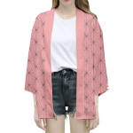 Meeste Naiste Anime Kimono Kamado hommikumantel Jaapan Cosplay Kost&uuml;&uuml;m Kampsun Demon Slayer Kimetsu No Yaiba Haori Yukata Unisex Lahe &Uuml;ler&otilde;ivas 4XL