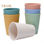 6 tk plastikust veetass, n&otilde;udepesumasinas ohutu joogitass BPA-vaba keskkonnas&otilde;bralik korduvkasutatav kohvikruus k&ouml;&ouml;giriistade komplekt mitmev&auml;rviline