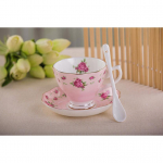 170ml, peen luuportselan kohvitass ja alustass ning lusikas, naljakas moedisain, zakka tazas cafe espressotass, euroopa kohv B