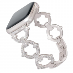 Teemantmetallist rihm Apple kellarihmale 8 7 6 se 5 4 3 2 Butterfly k&auml;ev&otilde;ru 45mm 38mm 40mm 42mm 44mm iwatch loop 41mm ehted 38/40/41mm