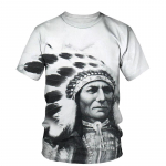 Uued 3D-printidega Indiaanlased Graafilised t-s&auml;rgid Suvemood Isiksus Vintage t-s&auml;rk Huvitav iseloomumuster Meeste t-s&auml;rk Top XL