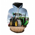 Uusim multikas Traktori 3D-prindiga kapuuts, naljakas mood, vabaaja kampsun, pullover, pusad, mood M