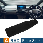 Volkswagen VW ID.3 jaoks  2022 2023 Auto armatuurlaua kate V&auml;ltige valgustusmati P&auml;ikesekaitse UV-vastased vaibad Libisemiskindel kate A Black Side LHD gray