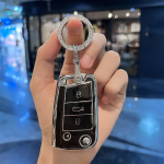 VW Volkswagen Golf 7 MK7 Tiguan MK2 jaoks SEAT Ateca Leon FR 2 Ibiza jaoks Skoda Octavia A7 TPU jaoks auto kaugjuhtimispuldi v&otilde;tmekohvri kate Shell Fob v&otilde;tmehoidja set 2