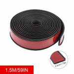 SEAMETAL auto ratta poritiiba kaitsekleebis Auto rattarehvide kriimustusvastane kulmude kummist &auml;&auml;ris universaalne 1,5 m/6 m auto ratta servade kaitsekleebis 1.5M* 4.5cm