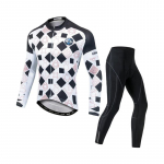 Meeste pikkade varrukatega jalgrattas&otilde;idukomplektid higistamisvastased r&otilde;ivad, &uuml;likonnad, 3D polsterdus, padi, rattas&auml;rgid S