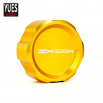 Motorcycle Accessories Front&Rear brake Fluid Cylinder Master Reservoir Cover Cap For Kawasaki ZX25R ZX Rear Green