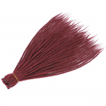 Juuksepikendused 36 tolli / 91,44 cm Gradient Gold 0,25 tolli / 0,63 cm laius Thin DE Synthetic Fear Hipi Wool Fear 10 salga Hand Lock Juuksepikendused naistele 36in-10pcs punane