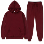 Talvised kapuutsiga komplektid Meeste mood fliisist punased kapuutsid, mustad br&auml;ndi p&uuml;ksid vabaaja jooksukost&uuml;&uuml;m dressikas Pusa, naiste pullover 5XL