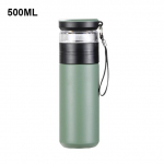 500 ml Creative isoleeritud tass filtriga teekeetjaga roostevabast terasest termospudel koos klaasist infusiooniga eraldab tee ja vee