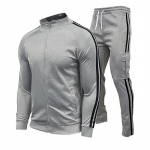 S&uuml;gistalvine spordidress Meeste T&otilde;mblukuga UP Valge Must Sinine 2-osalised komplektid Meeste Komplektid &Uuml;likond Meeste Fliis Sport-Hoodie Dressip&uuml;ksid Kaheosalised komplektid L