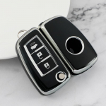 2/3 nuppu UUS pehme TPU v&otilde;tmekaane &uuml;mbris Nissan Sunny Juke Cefiro A32 Kashkay J11 Qashqai Switch X-trail auto v&otilde;tme&uuml;mbrisele 2 Button Key Case valge