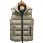 Uus Coat Trend Winter Down puuvillane kardigan vest Slim Fit meestele ja naistele L armee roheline v&auml;rv