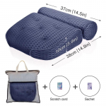 Libisemiskindel SPA vannipadi iminappadega Vanni vann Kaela seljatugi Peatoe Padjad Paksendatud Kodupadi Vannitoatarvikud B gray