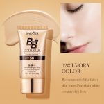 Multifunktsionaalne 40g Gold Snail BB Cream Foundation Fix Makeup Concealer p&auml;ikesekaitset eraldav kreem 02 # Ivory White