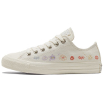 Converse Chuck Taylor All Star Low Tikitud Lilleline - Egret Naiste Tennised Valge Mitmev&auml;rviline Must A01595C 35