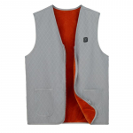 Unisexy soe soojendusega vest soojendusega vest meestele ja soojendusega jope vest naistele 3 soojendusastet 7 soojendustsooni plusssuuruses L hall