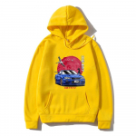 Anime Initial D Hoodie Unisex dressipluusid JDM-autole Jaapani t&auml;navar&otilde;ivaste vabaaja pikkade varrukatega topid Oversized kapuutsiga Jaapani stiilis riie 2XL