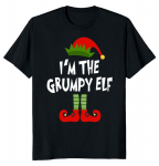 Grumpy Elf Christmas Matching Unisex T-s&auml;rk S