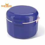 Hambaproteesihoidja &uuml;mbris Kahekihiline &otilde;&otilde;nes &auml;ravool &ndash; tolmukindel plastkarp, s&uuml;gavpuhastus, 2-in-1 n&auml;htamatud breketid hambaproteeside hoidja ja leotuskonteiner lilla