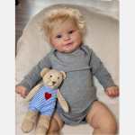 50/60 cm Simulatsioon Baby Rebirth Doll Maddie Alive Bebe Reborn Nukud t&uuml;drukutele ja poistele Riidest keha Vasts&uuml;ndinud nukk V&auml;ikelapse s&uuml;nnip&auml;eva j&otilde;ulukingitus 60cm