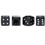 4 tk. T&auml;ringu disainiga tolmuklappide korgid Mootorrattad Elektriautod Rehvi rehvi varre kate punane