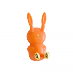 Cartoon Bunny Shape hambaharjahoidja Creative Seinale paigaldatav Traceless Hook Multifunktsionaalne Organiseerimiskonks Vannitoatarvikud oranž
