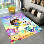 Armas Gabbys Dollhouse multifilmi vaibavaip kodu elutuppa magamistoa diivani uksemati sisekujundus, laste m&auml;nguala vaip libisemiskindel p&otilde;randamatt 100x150cm