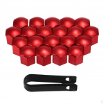 20 tk 17mm rattamutri kattekorkide kruvide demonteerimist&ouml;&ouml;riist Red