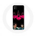 Xiaomi Redmi 9C Case Squid m&auml;ng Seong Gi hun ja Kang Sae Byeok Square kolmnurga ja ringi maskid