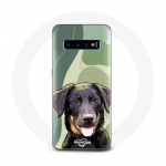 &Uuml;mbris Samsung Galaxy S10 Edge Beauceron Black Dog Breed jaoks